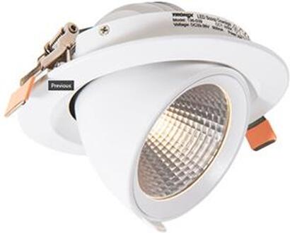 Enzo Tronix LED downlighter wit 18-30W 3000K banaan model 45gr - LED2355