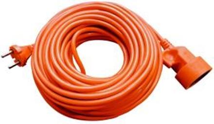 Enzo Verlengsnoer | PVC | oranje | 2x1qmm | 10m - 1167045