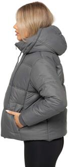 Enzo | Vrouwen Pufferjas Grijs - XL