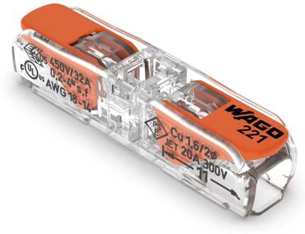 Enzo WAGO Lasklem 5-voudig grijs ds 50 stuks 4047207