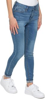 Enzo | Womens Magic Shaping Skinny Fit Jeans Blauw - EU 36 / UK 8