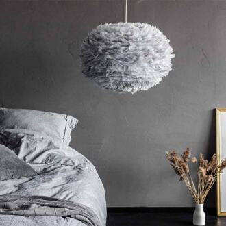 Eos Large hanglamp light grey - met koordset wit - Ø 65 cm Grijs