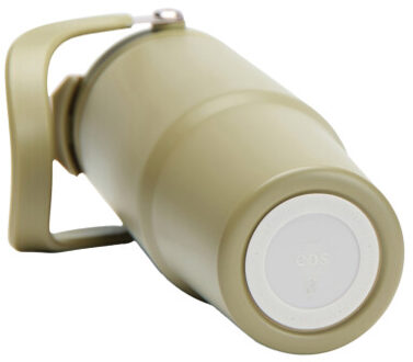 Eos trek gerecycled roestvrijstalen fles van 880 ml Groen - One size