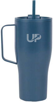 Eos voyager gerecycled roestvrijstalen fles van 800 ml Blauw - One size