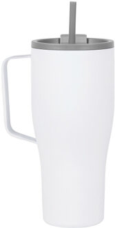 Eos voyager gerecycled roestvrijstalen fles van 800 ml Wit - One size