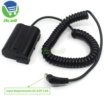 EP-5B Power Connector EN-EL15 EL15a EL15b EL15c Dummy Battery for Nikon Z5 Z6 Z7 D850 D780 D800E D500 D7100 D7200 D7500 Camera