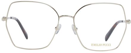 EP Metalen Vierkante Bril Lichtgrijs - One Size