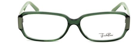 Ep2654318 Groene Rechthoekige Zonnebril Donkergroen - One Size