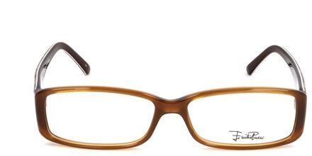 Ep2658201 Gouden Rechthoekige Zonnebril Bruin - One Size