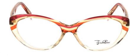 Ep2686692 Kattenoog Bril Koraal - One Size