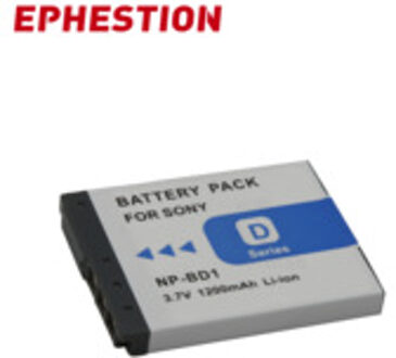 EPHESTION NP-BD1 NP-FD1 NP BD1 FD1 Camera Batterij Voor SONY DSC T300 TX1 T900 T700 T500 T200 T77 T900 T90 batterijen Voor Sony
