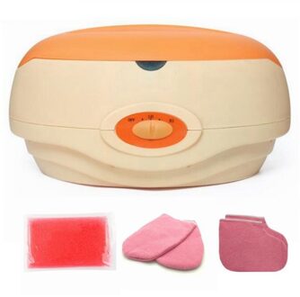 Epilator Hand Paraffin Heater Therapy Bath Wax Pot Warmer Beauty Salon Spa Wax Heater Equipment Keritherapy System Orange Wax Heater reeks 1