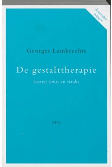 Epo, Uitgeverij De gestalttherapie tussen toen en straks - Boek G. Lambrechts (9064453209)