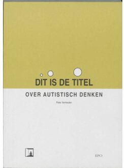 Epo, Uitgeverij Dit is de titel - Boek Peter Vermeulen (9064451230)