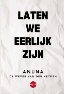 Epo, Uitgeverij Laten We Eerlijk Zijn - Anuna De Wever Van der Heyden