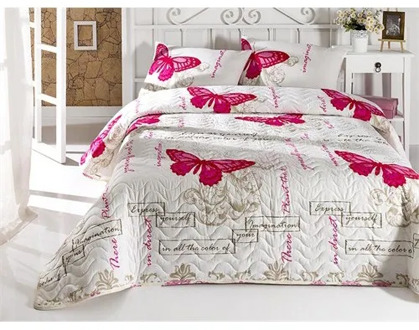 Eponj Home Dream Quilting Bed Cover Set Double Personality Cocona A. Cream