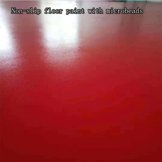 epoxy resin Non-slip floor paint with microbeads ground painting cement concrete coating flooring glue strong adhesion