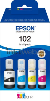 Epson 102 EcoTank inktfles multipack Inkt