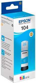 Epson 104 EcoTank inktfles Inkt Blauw