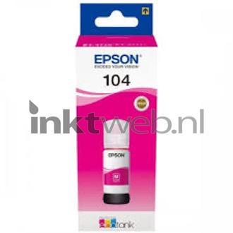 Epson 104 EcoTank inktfles Inkt Paars