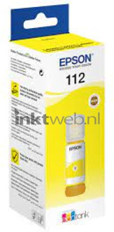 Epson 112 inktfles geel (origineel)