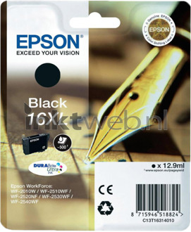 Epson 16XL Cartridge Zwart
