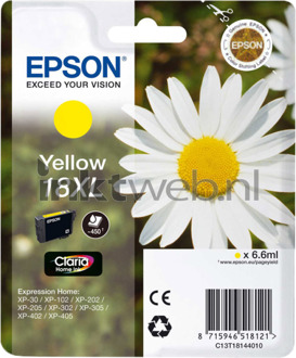 Epson 18XL geel cartridge