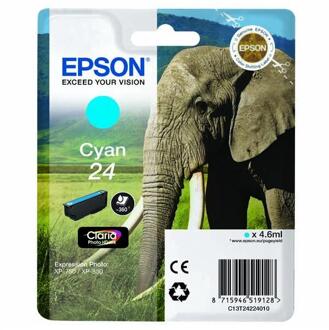 Epson 24 cyaan cartridge