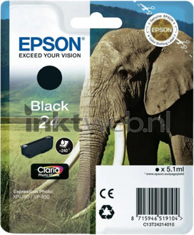 Epson 24 zwart cartridge