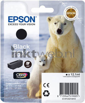 Epson 26XL Cartridge Zwart