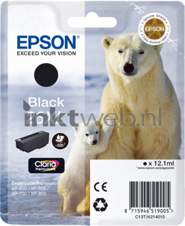 Epson 26XL Cartridge Zwart