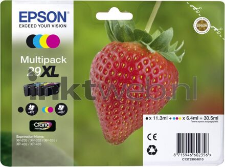 Epson 29 4-Kleuren Pack XL (C13T29964012)