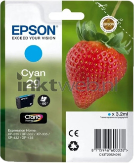 Epson 29 cyaan cartridge