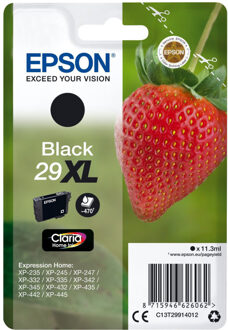 Epson 29XL - Aardbei Inkt Zwart