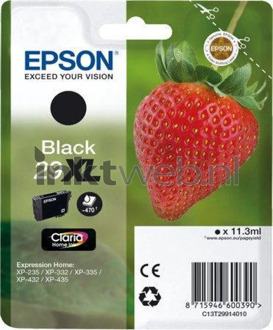 Epson 29XL Cartridge Zwart