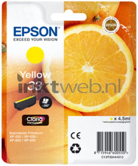 Epson 33 geel cartridge