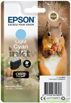 Epson 378 Singlepack Licht Cyaan Claria Photo HD Ink