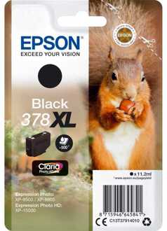 Epson 378XL Cartridge Zwart