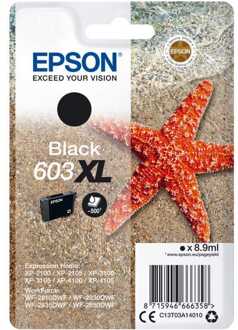 Epson 603XL - Zeester Inkt Zwart