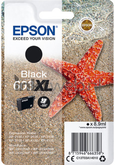 Epson 603XL - Zeester Inkt Zwart