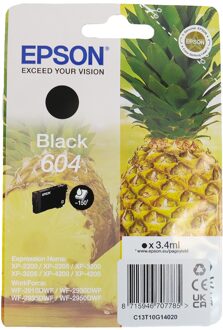 Epson 604 Cartridge Inkt Zwart