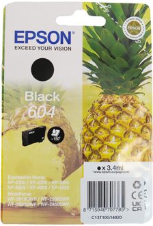 Epson 604 Inkt Zwart