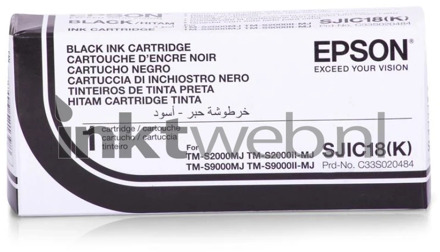 Epson C33S020484 - SJIC-18-K - Inktcartridge zwart