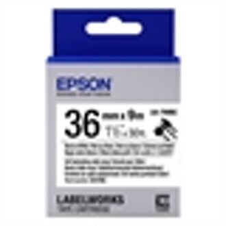 Epson Cable Wrap Tape - LK-7WBC Cable wrap Blk/Wht 36/9