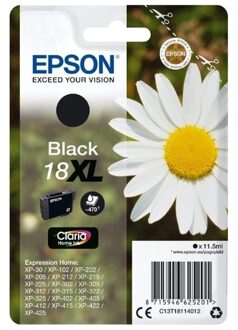 Epson cartridge 18XL ZWART