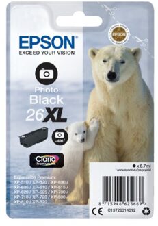 Epson cartridge 26XL Zwart