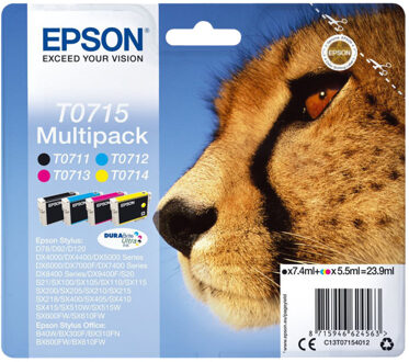 Epson cartridge T0715 MULTIPACK