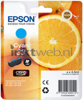 Epson cartridge T3342 CYAN