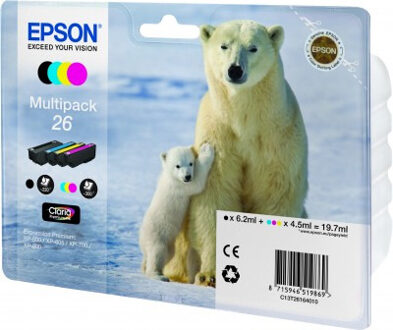 Epson cartridge voordeelpak T2614 BK + CL