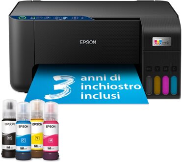 Epson EcoTank ET-2861 All-in-one inkjet printer Zwart